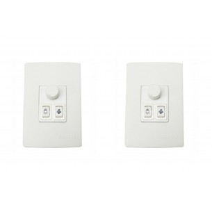 Kit C/2 - Controle Ventilador Qualitronix Luz+Reversor 1L...