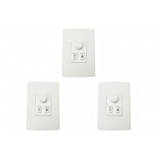 Kit C/3 - Controle Ventilador Qualitronix Luz+Reversor 1L...