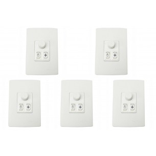 Kit C/5 - Controle Ventilador Qualitronix Luz+Reversor 1L...