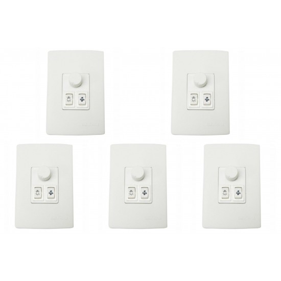 Kit C/5 - Controle Ventilador Qualitronix Luz+Reversor 1L...