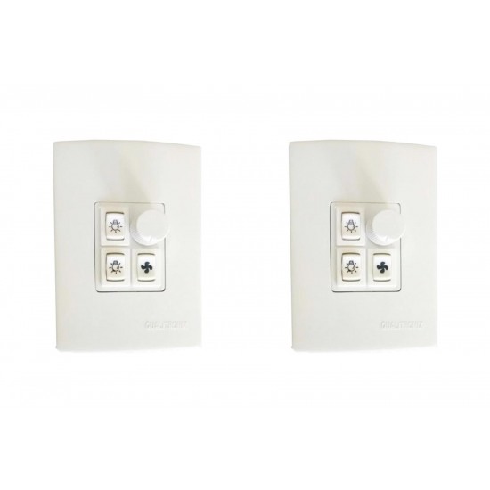 Kit C/2 - Controle Ventilador Qualitronix Luz+Reversor 2L...