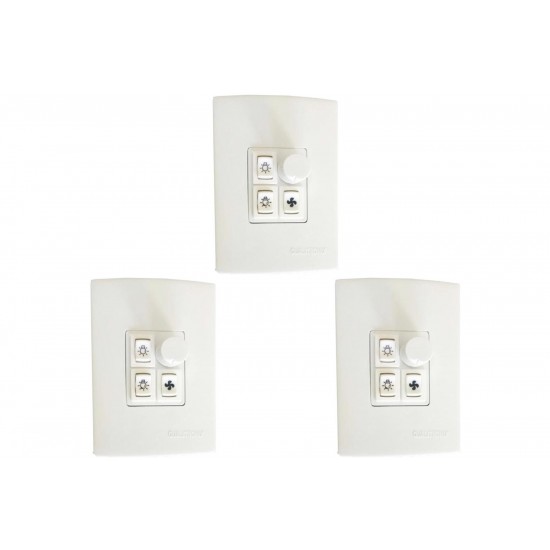 Kit C/3 - Controle Ventilador Qualitronix Luz+Reversor 2L...