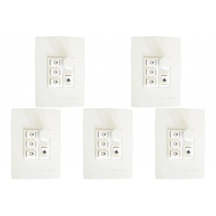 Kit C/5 - Controle Ventilador Qualitronix Luz+Reversor 3L...