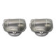 Kit C/2 - Luminaria Tartaruga Chapa Elite Branca Com Vidr... Kit C/2 - Luminaria Tartaruga Chapa Elite Branca Com Vidr...