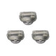 Kit C/3 - Luminaria Tartaruga Chapa Elite Branca Com Vidr... Kit C/3 - Luminaria Tartaruga Chapa Elite Branca Com Vidr...