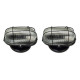 Kit C/2 - Luminaria Tartaruga Chapa Elite Preta Com Vidro... Kit C/2 - Luminaria Tartaruga Chapa Elite Preta Com Vidro...