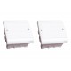 Kit C/2 - Caixa Passagem Pvc Perlex Embutir 15X15X08 3904 Kit C/2 - Caixa Passagem Pvc Perlex Embutir 15X15X08 3904