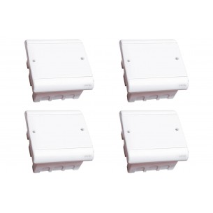 Kit C/4 - Caixa Passagem Pvc Perlex Embutir 15X15X08 3904