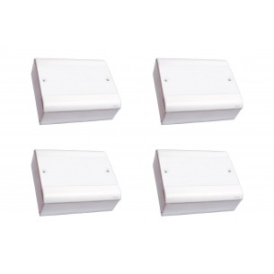 Kit C/4 - Caixa Passagem Pvc Perlex Externa 18X22X08 2908