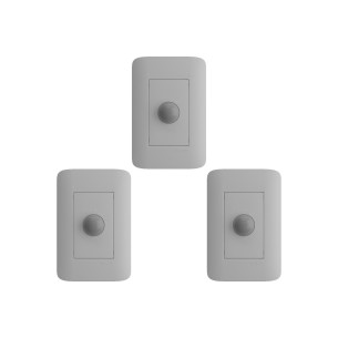 Kit C/3 - Sensor Exatron Parede Embutir 4X2 7M Lesp4000 (Xc)