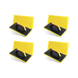 Kit C/4 - Desempenadeira Pvc Roma 17X30 Com Espuma Preta ...