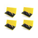 Kit C/4 - Desempenadeira Pvc Roma 17X30 Com Espuma Preta ...