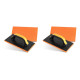 Kit C/2 - Desempenadeira Pvc Roma 14X27 Com Borracha Pret... Kit C/2 - Desempenadeira Pvc Roma 14X27 Com Borracha Pret...