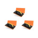 Kit C/3 - Desempenadeira Pvc Roma 14X27 Com Borracha Pret...