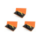 Kit C/3 - Desempenadeira Pvc Roma 17X30 Com Borracha Pret...