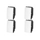 Kit C/4 - Modulo Pial Pop Branco 1 Paralelo 10A Lg020