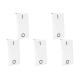 Kit C/5 - Modulo Pial Pop Branco 1 Simples Intermediario ...