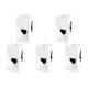 Kit C/5 - Modulo Pial Pop Branco 1 Tomada Rj11 Lg090