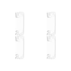 Kit C/4 - Placa Pial Pop Branca 4X2 (Cega) Lgp20