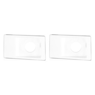 Kit C/2 - Conjunto Pial Pop 4X2 Branco Com Placa (1Furo) ...