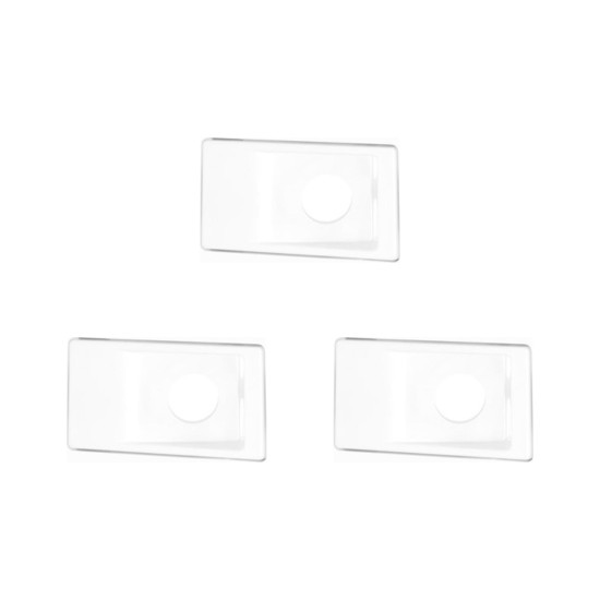 Kit C/3 - Conjunto Pial Pop 4X2 Branco Com Placa (1Furo) ...