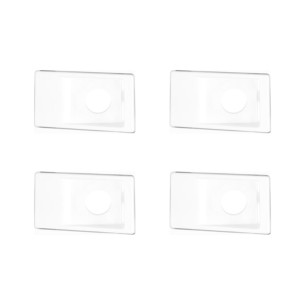 Kit C/4 - Conjunto Pial Pop 4X2 Branco Com Placa (1Furo) ...