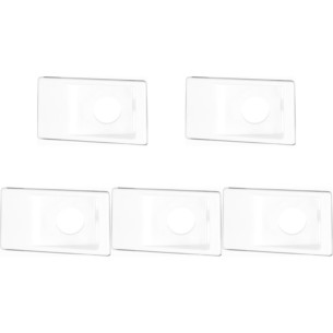 Kit C/5 - Conjunto Pial Pop 4X2 Branco Com Placa (1Furo) ...