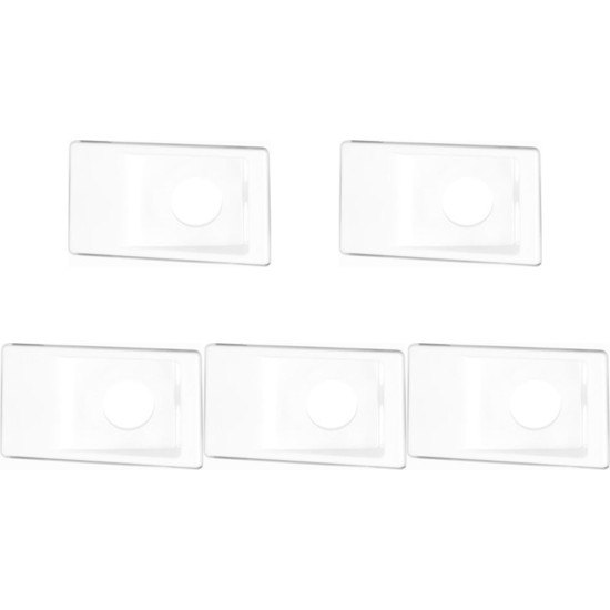 Kit C/5 - Conjunto Pial Pop 4X2 Branco Com Placa (1Furo) ...