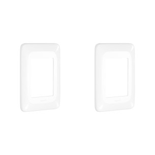 Kit C/2 - Placa Pial Pop Branca 4X2(3Modulo Horizontal) L...