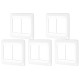 Kit C/5 - Placa Pial Pop Branca 4X4 (3+3 Horizontal) Lgp46