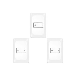 Kit C/3 - Conjunto Pial Pop 4X2 Branco Com Placa (1Bipola...