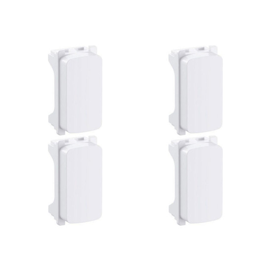 Kit C/4 - Modulo Pial Pop Branco 1 Cego Lg000