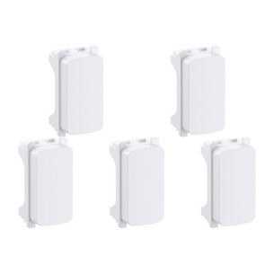 Kit C/5 - Modulo Pial Pop Branco 1 Cego Lg000