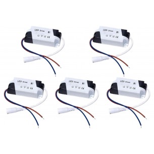 Kit 5 Unid. Driver Reator Fonte para Led Com Conector 48W...