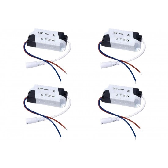 Kit C/4 - Driver Reator Fonte para Led Com Conector 8-25W...