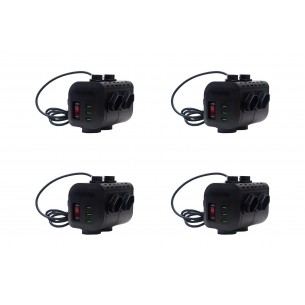 Kit C/4 - Filtro Linha Plastico Qualitronix Torre Com Dps...