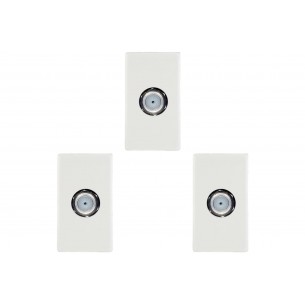 Kit C/3 - Modulo Soprano Ilus (Tomada Coaxial) 5Tg99334