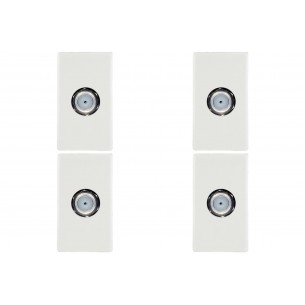 Kit C/4 - Modulo Soprano Ilus (Tomada Coaxial) 5Tg99334