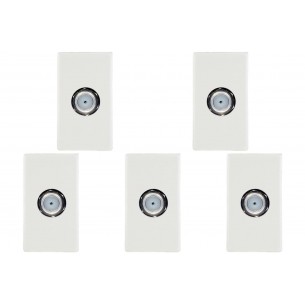 Kit C/5 - Modulo Soprano Ilus (Tomada Coaxial) 5Tg99334