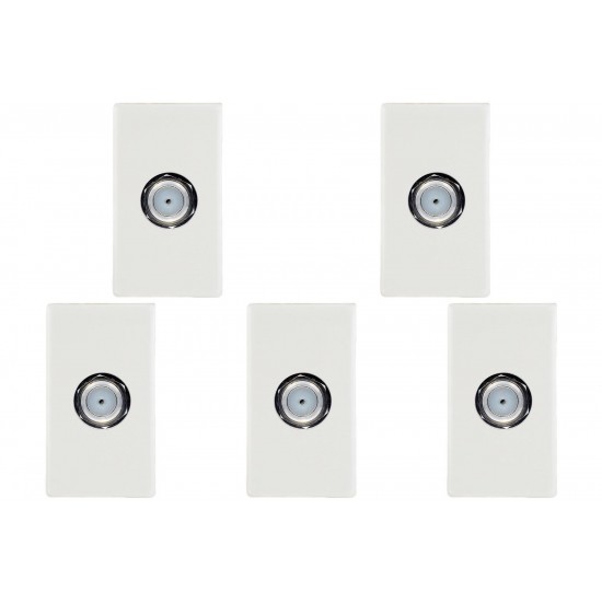 Kit C/5 - Modulo Soprano Ilus (Tomada Coaxial) 5Tg99334