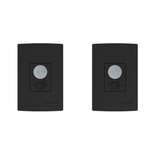 Kit C/2 - Sensor Qualitronix Parede Embutir Foto 180° Com...