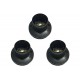 Kit C/3 - Soquete E27 Teste De Lâmpada Preto Com Borne Bo... Kit C/3 - Soquete E27 Teste De Lâmpada Preto Com Borne Bo...