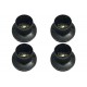 Kit C/4 - Soquete E27 Teste De Lâmpada Preto Com Borne Bo... Kit C/4 - Soquete E27 Teste De Lâmpada Preto Com Borne Bo...