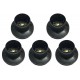 Kit C/5 - Soquete E27 Teste De Lâmpada Preto Com Borne Bo... Kit C/5 - Soquete E27 Teste De Lâmpada Preto Com Borne Bo...