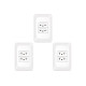 Kit C/3 - Pial Conjunto  Pop 4X2 2 Tomada 10A Lgx303