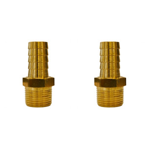 Kit C/2 - Garden Adaptador Espigao Fixo Macho  3/4X3/4