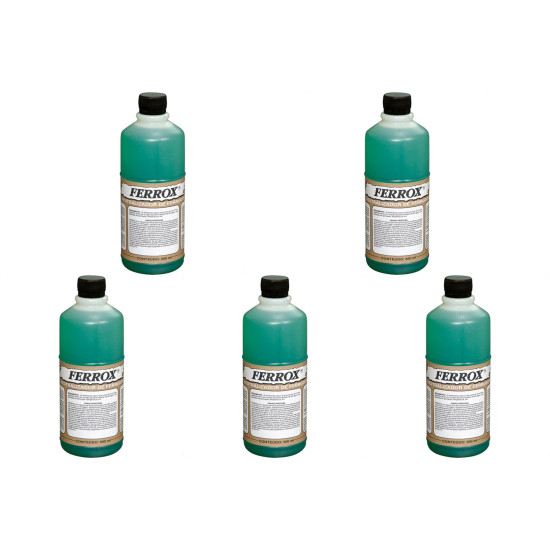 Kit C/5 - Ferrox Removedor Ferrugem 500 Ml