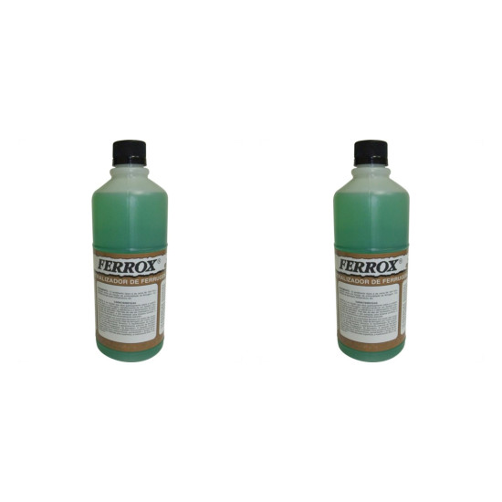 Kit C/2 - Ferrox Removedor Ferrugem 1000 Ml Kit C/2 - Ferrox Removedor Ferrugem 1000 Ml