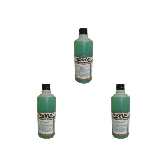 Kit C/3 - Ferrox Removedor Ferrugem 1000 Ml Kit C/3 - Ferrox Removedor Ferrugem 1000 Ml