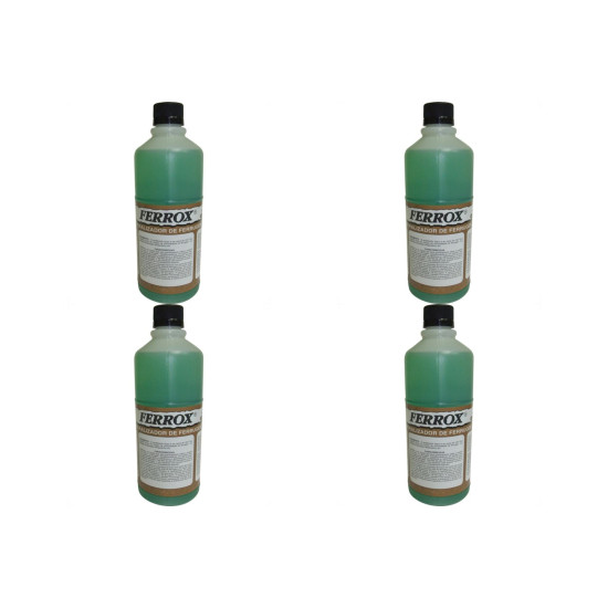 Kit C/4 - Ferrox Removedor Ferrugem 1000 Ml